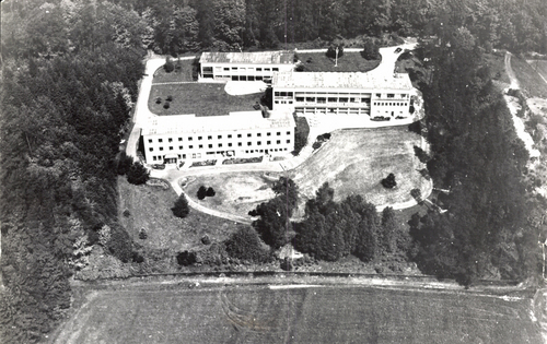 Ein vor 65 Jahren aufgenommenes Luftbild des Schulungszentrums
